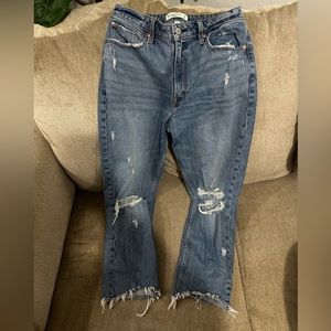 Abercrombie & Fitch Curve Love High Rise Mom Jeans